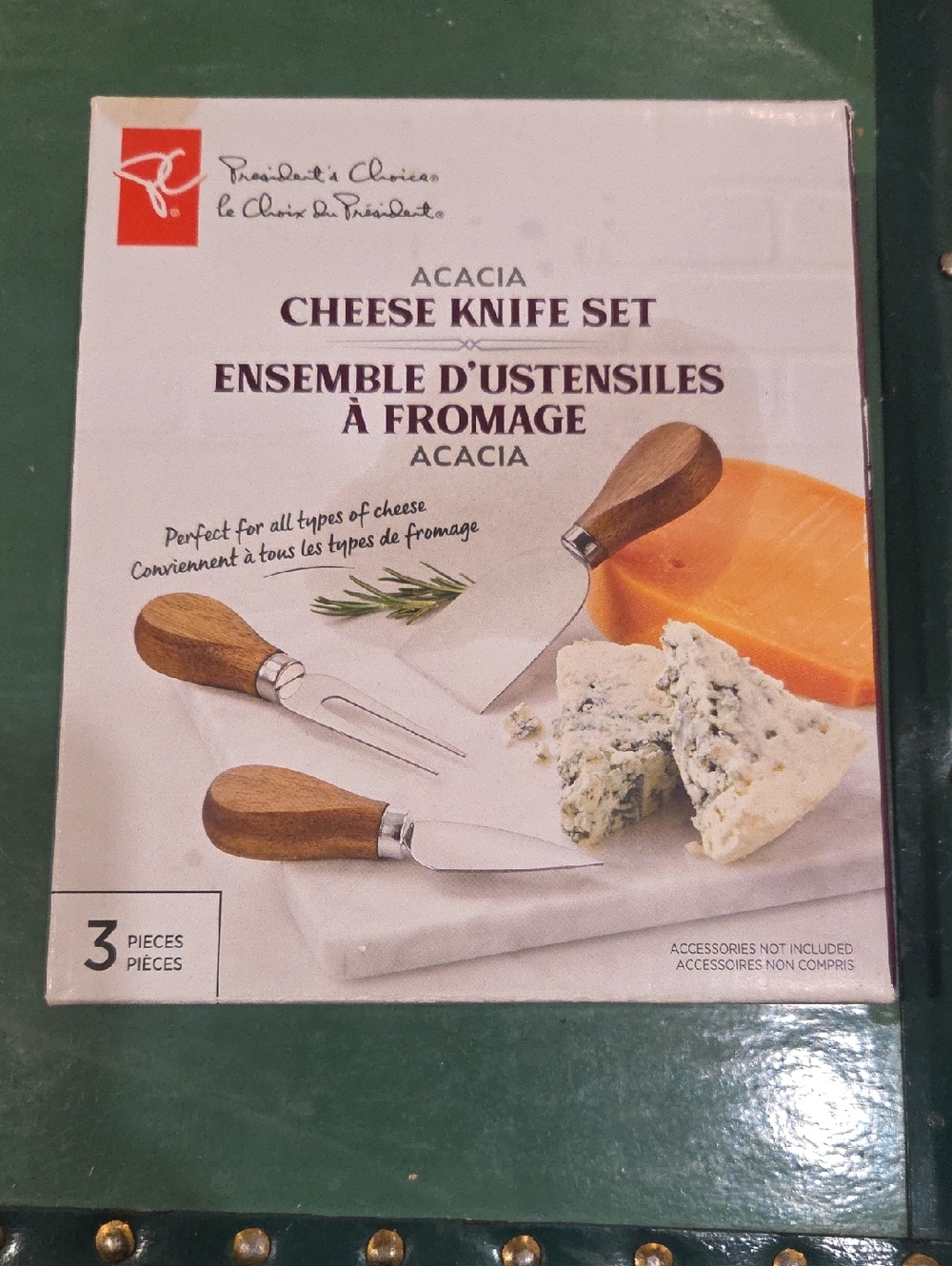 ✨️Free With Purchase✨️ President's Choice 3 Piece Cheese Knife Set